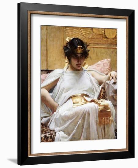 Cleopatra, C.1887-John William Waterhouse-Framed Giclee Print