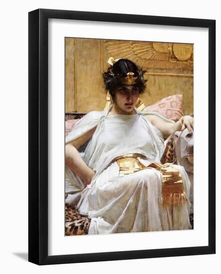 Cleopatra, C.1887-John William Waterhouse-Framed Giclee Print