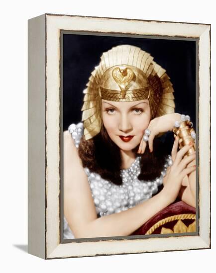 Cleopatra, Claudette Colbert, 1934-null-Framed Stretched Canvas