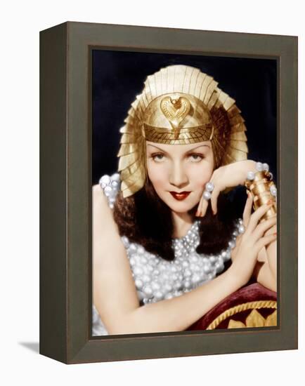 Cleopatra, Claudette Colbert, 1934-null-Framed Stretched Canvas