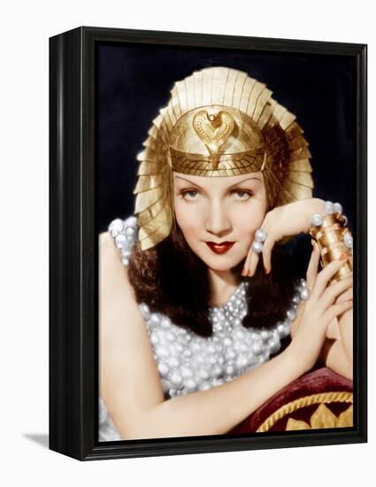 Cleopatra, Claudette Colbert, 1934-null-Framed Stretched Canvas