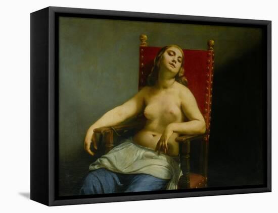 Cleopatra Dying-Guido Cagnacci-Framed Premier Image Canvas