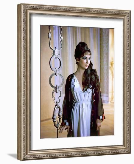 Cleopatra, Elizabeth Taylor, 1963-null-Framed Photo