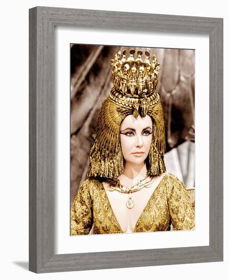 Cleopatra, Elizabeth Taylor, 1963-null-Framed Photo