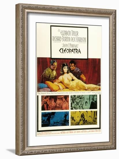 Cleopatra, Elizabeth Taylor, 1963-null-Framed Art Print