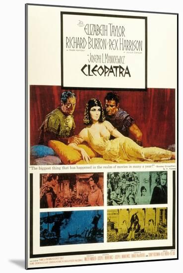 Cleopatra, Elizabeth Taylor, 1963-null-Mounted Art Print