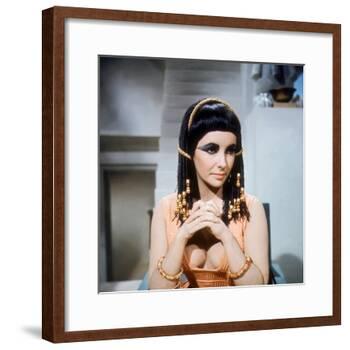 Cleopatra, Elizabeth Taylor, Directed by Joseph L. Mankiewicz, 1963-null-Framed Photo