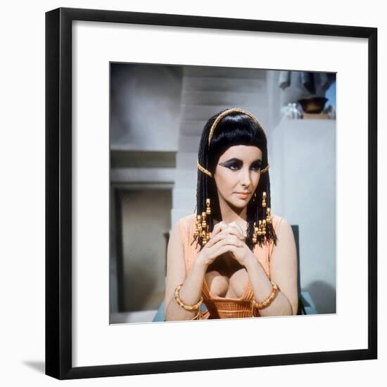 Cleopatra, Elizabeth Taylor, Directed by Joseph L. Mankiewicz, 1963-null-Framed Photo