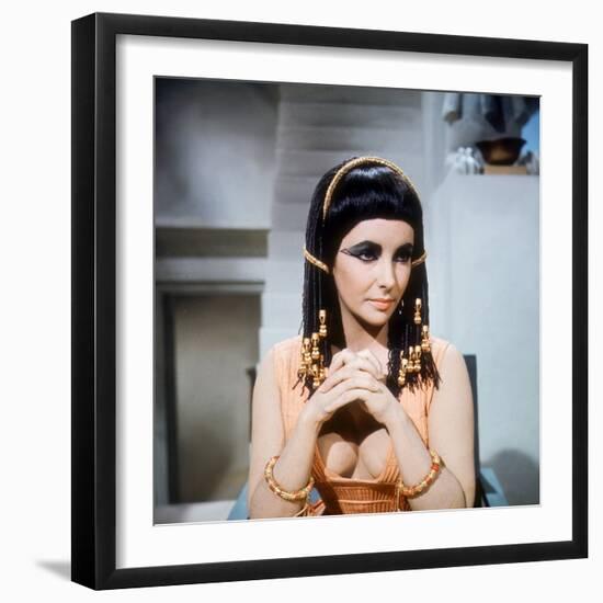 Cleopatra, Elizabeth Taylor, Directed by Joseph L. Mankiewicz, 1963-null-Framed Photo