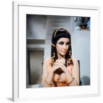 Cleopatra, Elizabeth Taylor, Directed by Joseph L. Mankiewicz, 1963-null-Framed Photo