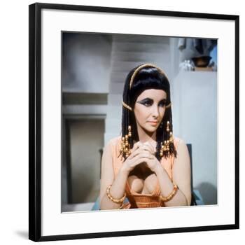 Cleopatra, Elizabeth Taylor, Directed by Joseph L. Mankiewicz, 1963-null-Framed Photo