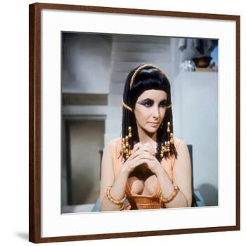 Cleopatra, Elizabeth Taylor, Directed by Joseph L. Mankiewicz, 1963-null-Framed Photo