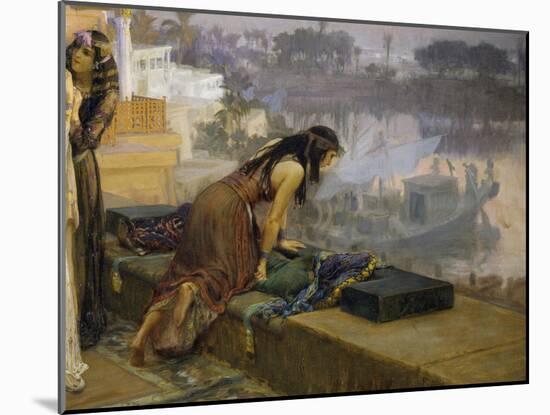 Cleopatra on the Terraces of Philae, 1896-Frederick Arthur Bridgman-Mounted Giclee Print