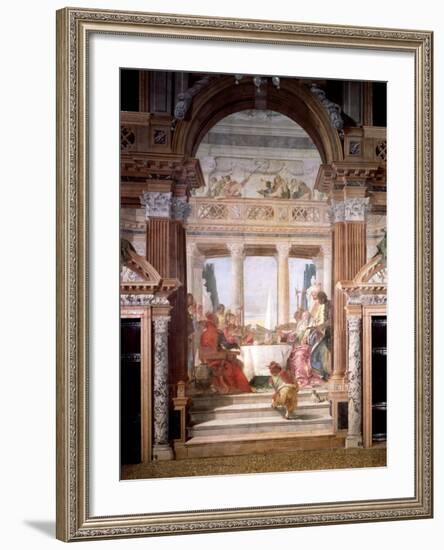 Cleopatra's Banquet, 1747-50-Giovanni Battista Tiepolo-Framed Giclee Print