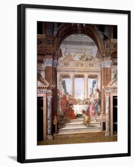 Cleopatra's Banquet, 1747-50-Giovanni Battista Tiepolo-Framed Giclee Print