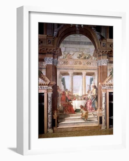 Cleopatra's Banquet, 1747-50-Giovanni Battista Tiepolo-Framed Giclee Print