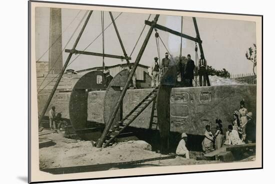 Cleopatra's Needle, in Alexandria-English Photographer-Mounted Photographic Print