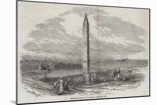 Cleopatra's Needles, Alexandria-null-Mounted Giclee Print