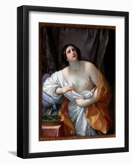 Cleopatra's Suicide - Oil on Canvas, 1635-1640-Guido Reni-Framed Giclee Print