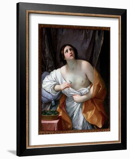 Cleopatra's Suicide - Oil on Canvas, 1635-1640-Guido Reni-Framed Giclee Print