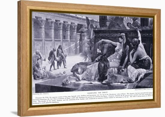 Cleopatra the Great, C.1920-Alexandre Cabanel-Framed Premier Image Canvas