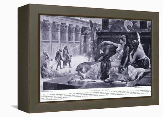 Cleopatra the Great, C.1920-Alexandre Cabanel-Framed Premier Image Canvas