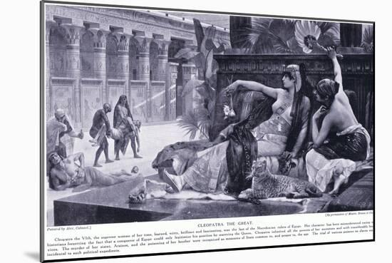 Cleopatra the Great, C.1920-Alexandre Cabanel-Mounted Giclee Print