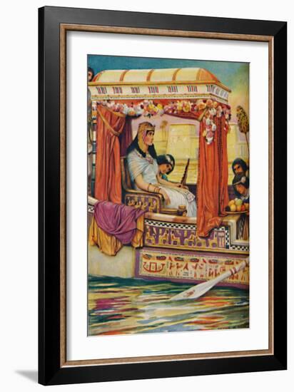 'Cleopatra - The Serpent of Old Nile in the Royal Galley', c1925-Arthur Percy Dixon-Framed Giclee Print