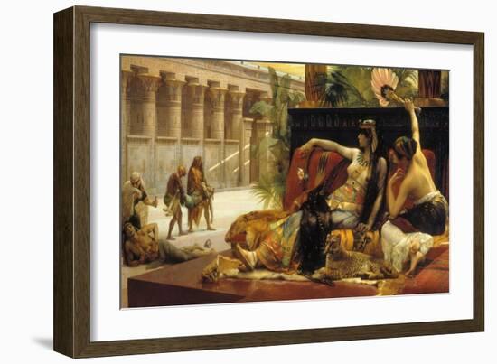 Cleopatra VII, Queen of Egypt, Trying out Poisons on Prisoners Condemned to Death, 1887-Alexandre Cabanel-Framed Giclee Print