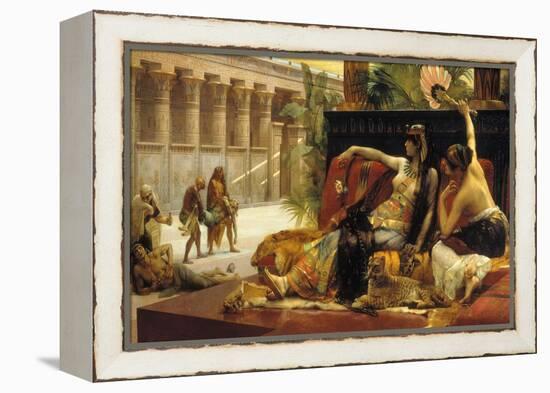 Cleopatra VII, Queen of Egypt, Trying out Poisons on Prisoners Condemned to Death, 1887-Alexandre Cabanel-Framed Premier Image Canvas