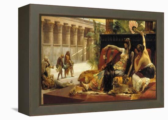 Cleopatra VII, Queen of Egypt, Trying out Poisons on Prisoners Condemned to Death, 1887-Alexandre Cabanel-Framed Premier Image Canvas