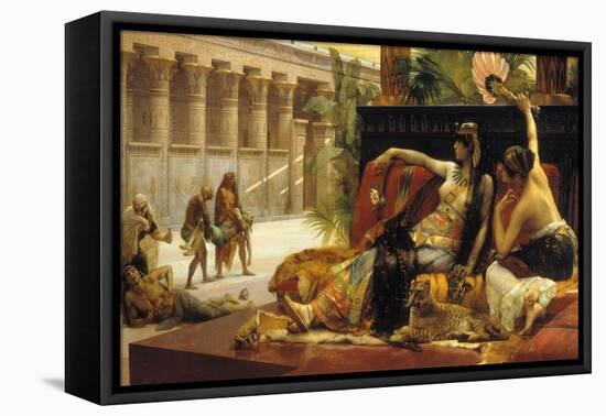 Cleopatra VII, Queen of Egypt, Trying out Poisons on Prisoners Condemned to Death, 1887-Alexandre Cabanel-Framed Premier Image Canvas