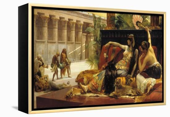 Cleopatra VII, Queen of Egypt, Trying out Poisons on Prisoners Condemned to Death, 1887-Alexandre Cabanel-Framed Premier Image Canvas