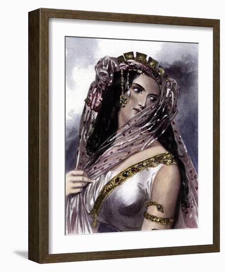 Cleopatra-J^ Brown-Framed Giclee Print