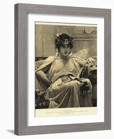 Cleopatra-John William Waterhouse-Framed Giclee Print