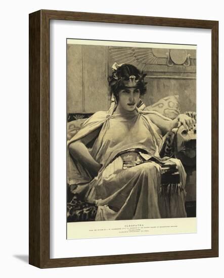 Cleopatra-John William Waterhouse-Framed Giclee Print