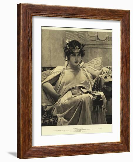 Cleopatra-John William Waterhouse-Framed Giclee Print