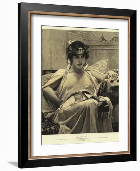 Cleopatra-John William Waterhouse-Framed Giclee Print