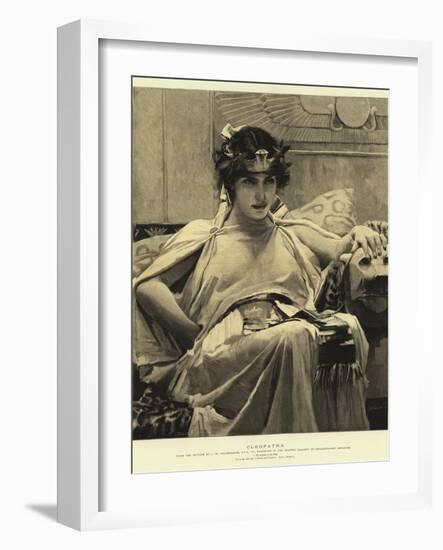 Cleopatra-John William Waterhouse-Framed Giclee Print