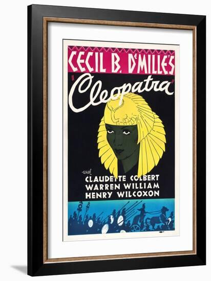 Cleopatra-null-Framed Art Print