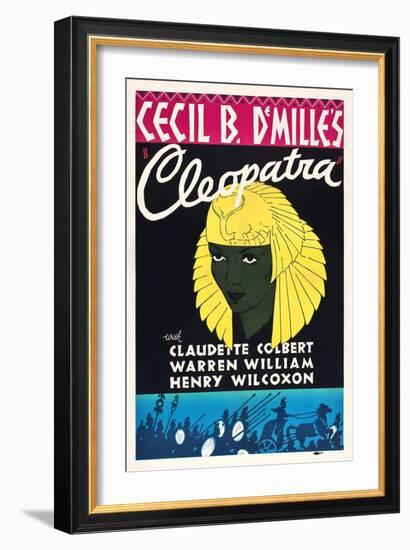 Cleopatra-null-Framed Art Print