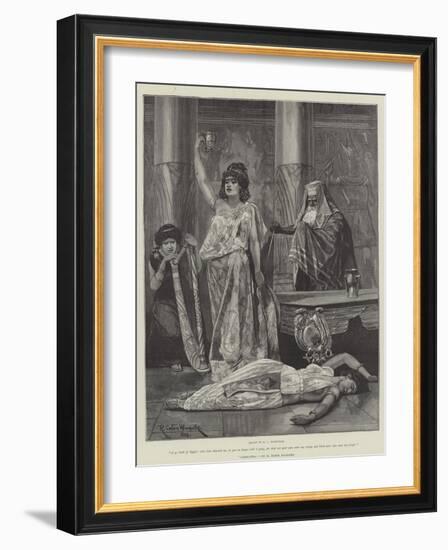 Cleopatra-Richard Caton Woodville II-Framed Giclee Print