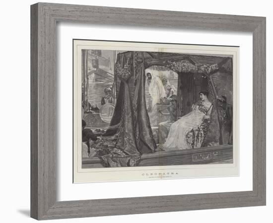 Cleopatra-Sir Lawrence Alma-Tadema-Framed Giclee Print