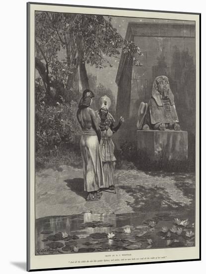 Cleopatra-Richard Caton Woodville II-Mounted Giclee Print
