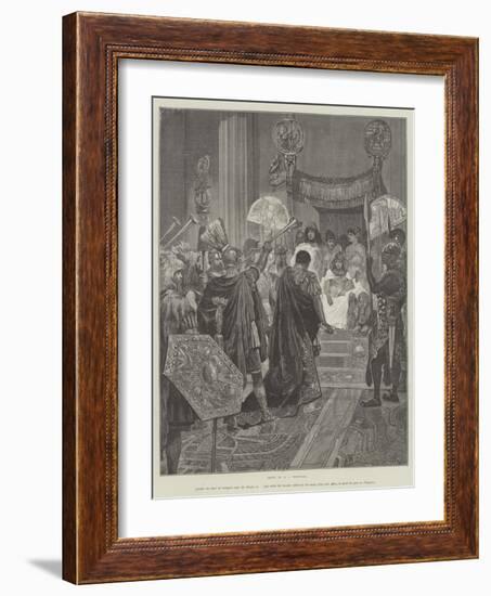 Cleopatra-Richard Caton Woodville II-Framed Giclee Print