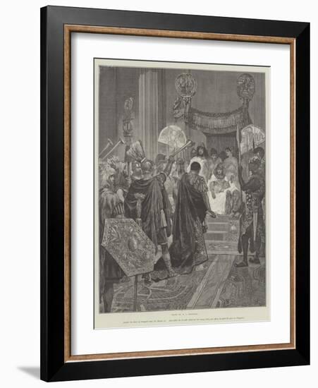 Cleopatra-Richard Caton Woodville II-Framed Giclee Print