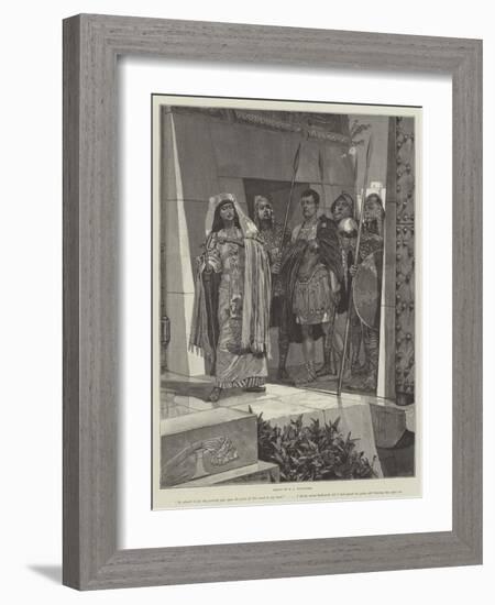 Cleopatra-Richard Caton Woodville II-Framed Giclee Print