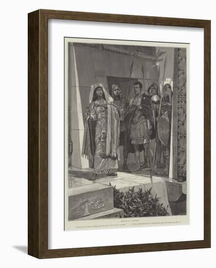 Cleopatra-Richard Caton Woodville II-Framed Giclee Print