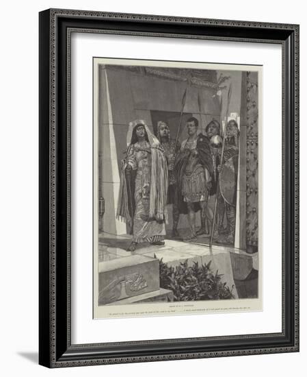 Cleopatra-Richard Caton Woodville II-Framed Giclee Print