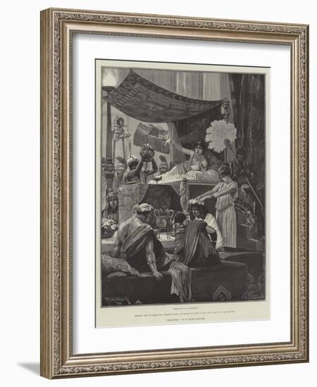 Cleopatra-Richard Caton Woodville II-Framed Giclee Print